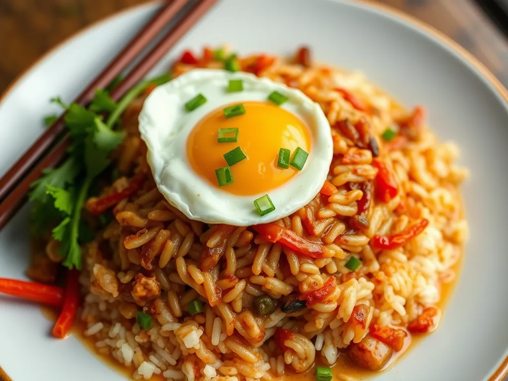 Quick Kimchi Fried Rice