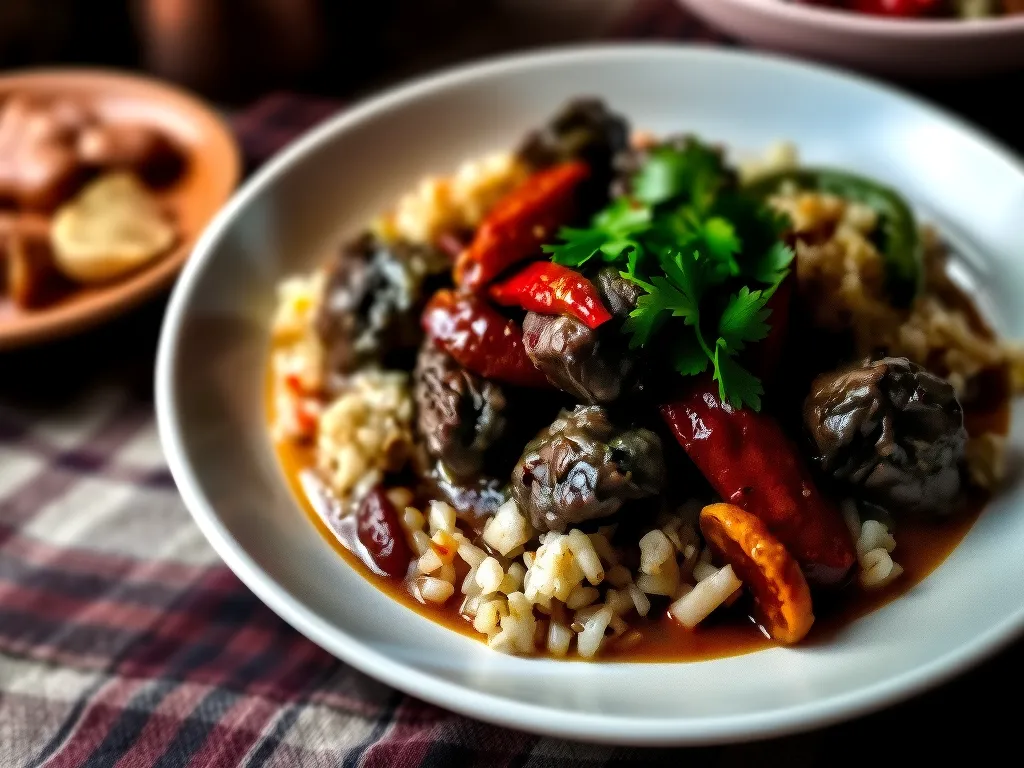 Quick Moroccan Lamb Skillet