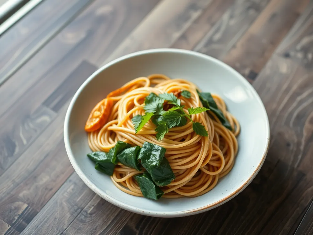 Quick Peanut Soba Noodles