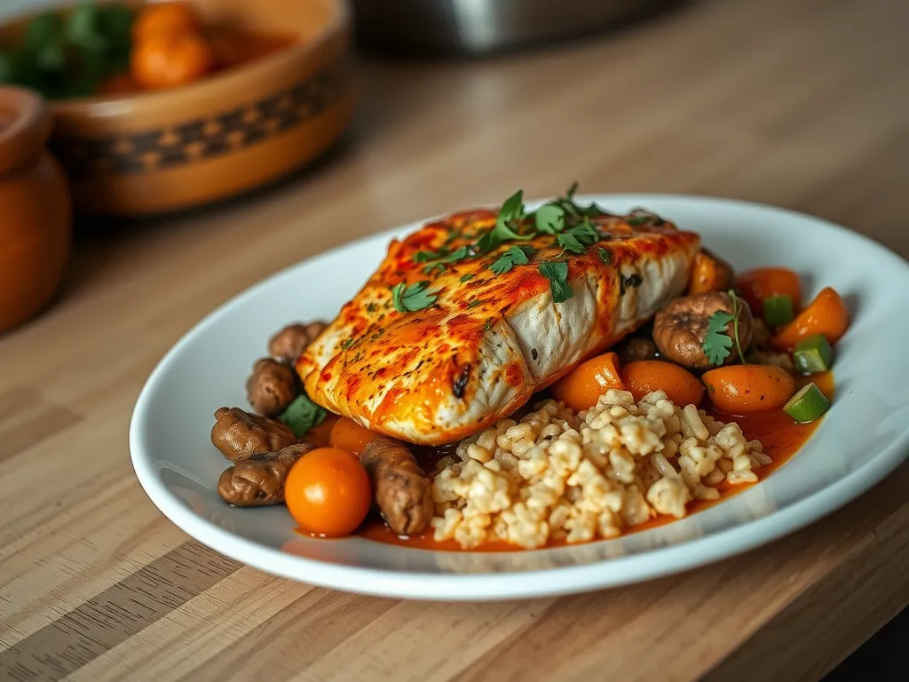 Quick Salmon Tagine