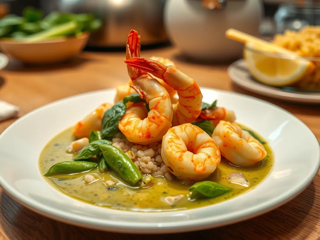 20-Minute Shrimp Green Curry
