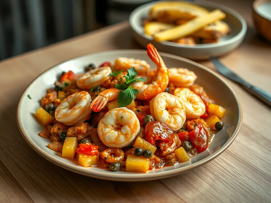 Quick Shrimp Paella