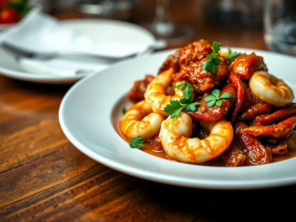 Quick Spiced Shrimp Tagine