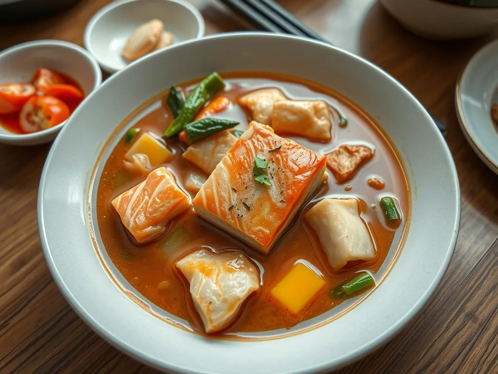 Salmon Jjigae Stew