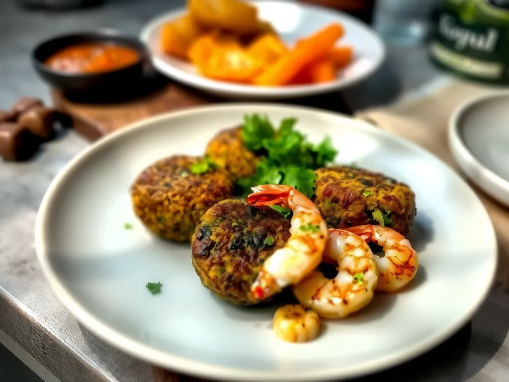 Seafood Falafel Bowls