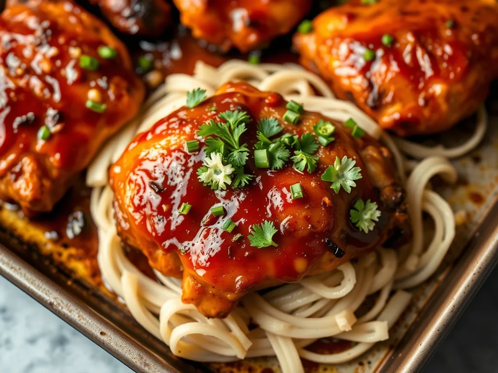 Sheet Pan BBQ Chicken and Corn