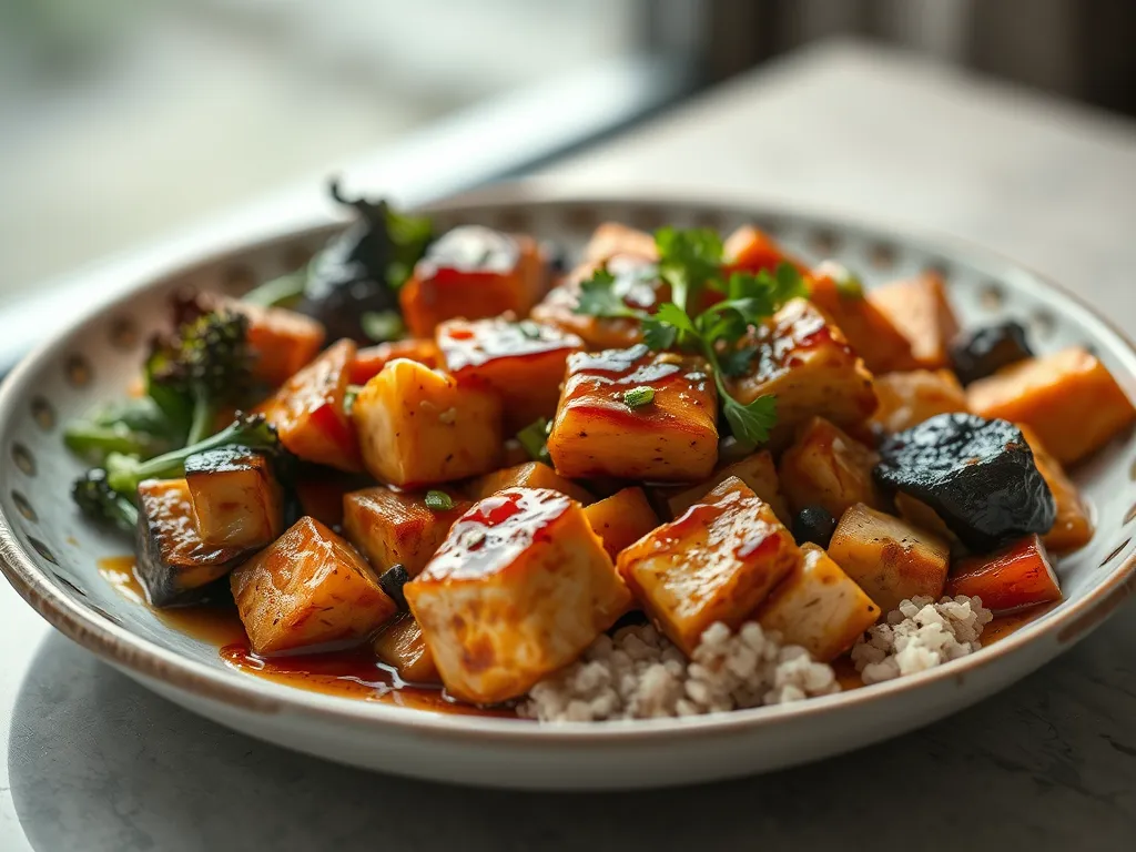 Sheet Pan Teriyaki Tofu and Vegetables