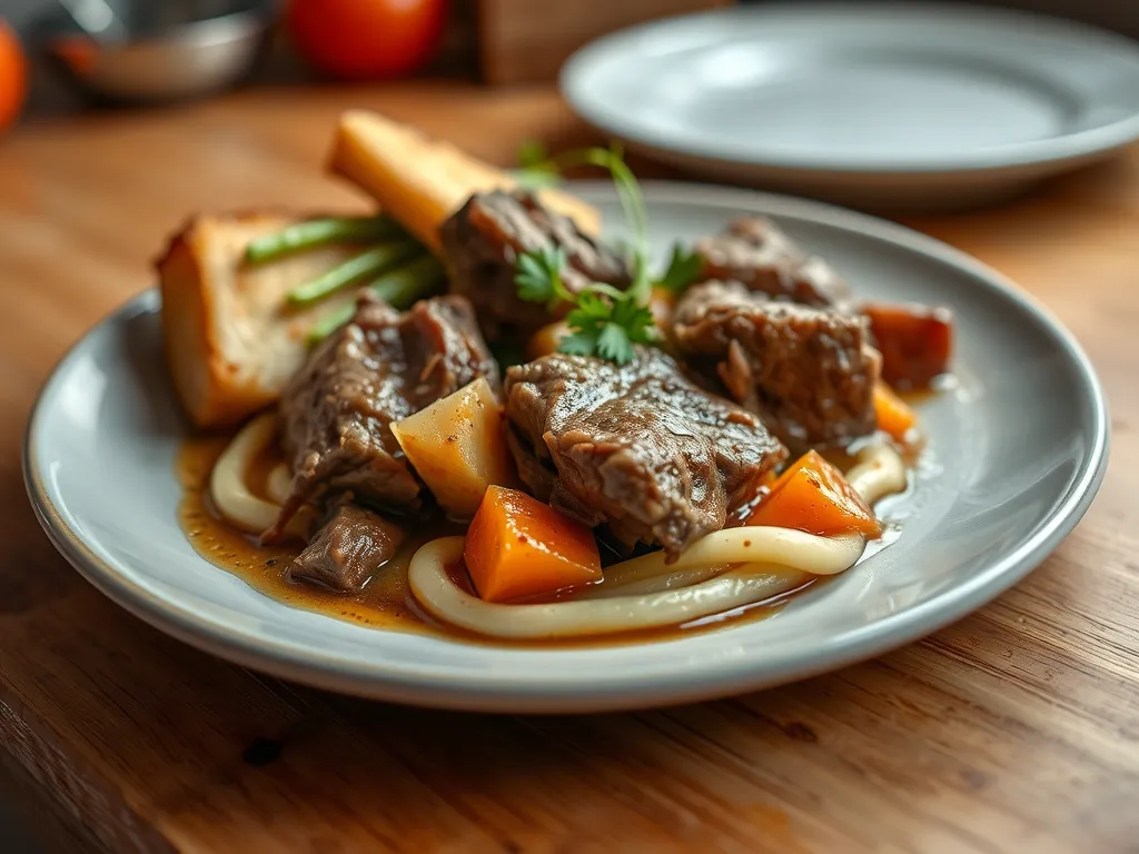 Slow-Simmered Lamb and Potato Casserole