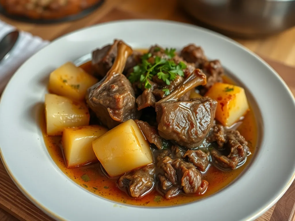 Hearty Lamb and Potato Stew