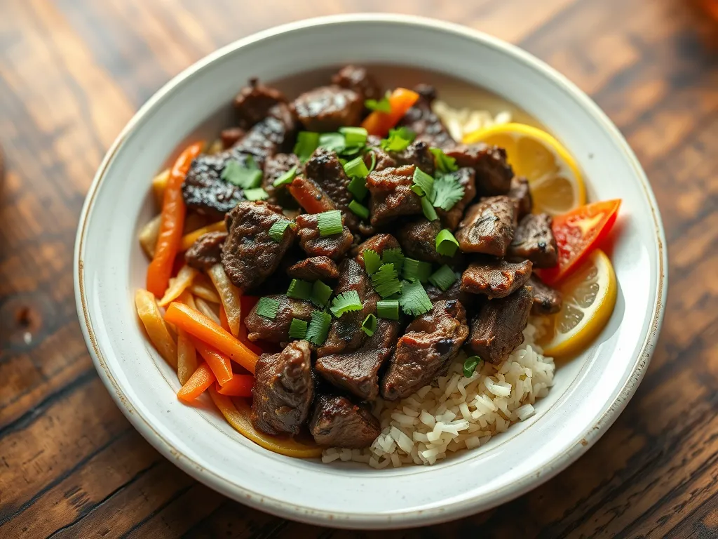 Under-20-Minute Beef Fajita Bowl