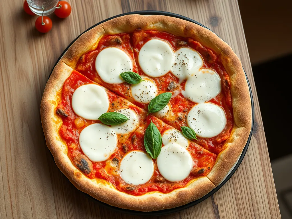 Under-20-Minute Margherita Pizza with Mozzarella