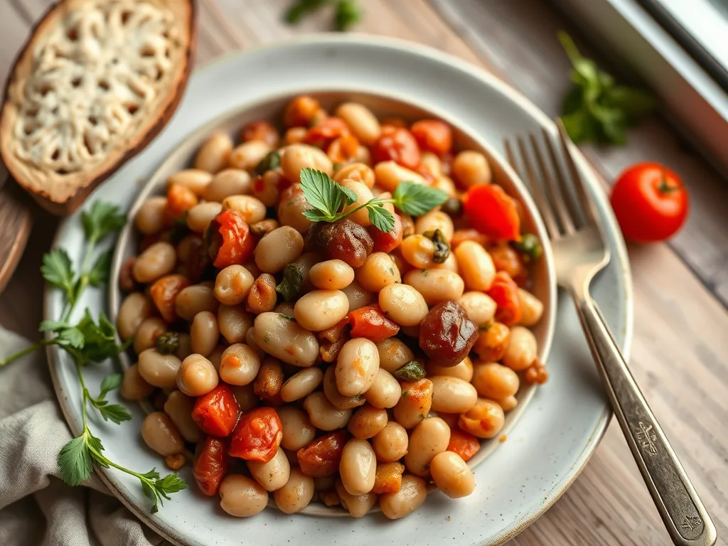 Weeknight Butter Bean and Tomato Skillet